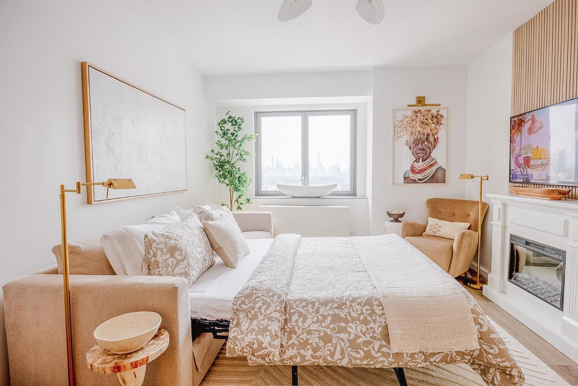 Apartamento Skyline Spectacle Modern Designer Studio With Panoramic Nyc Views *