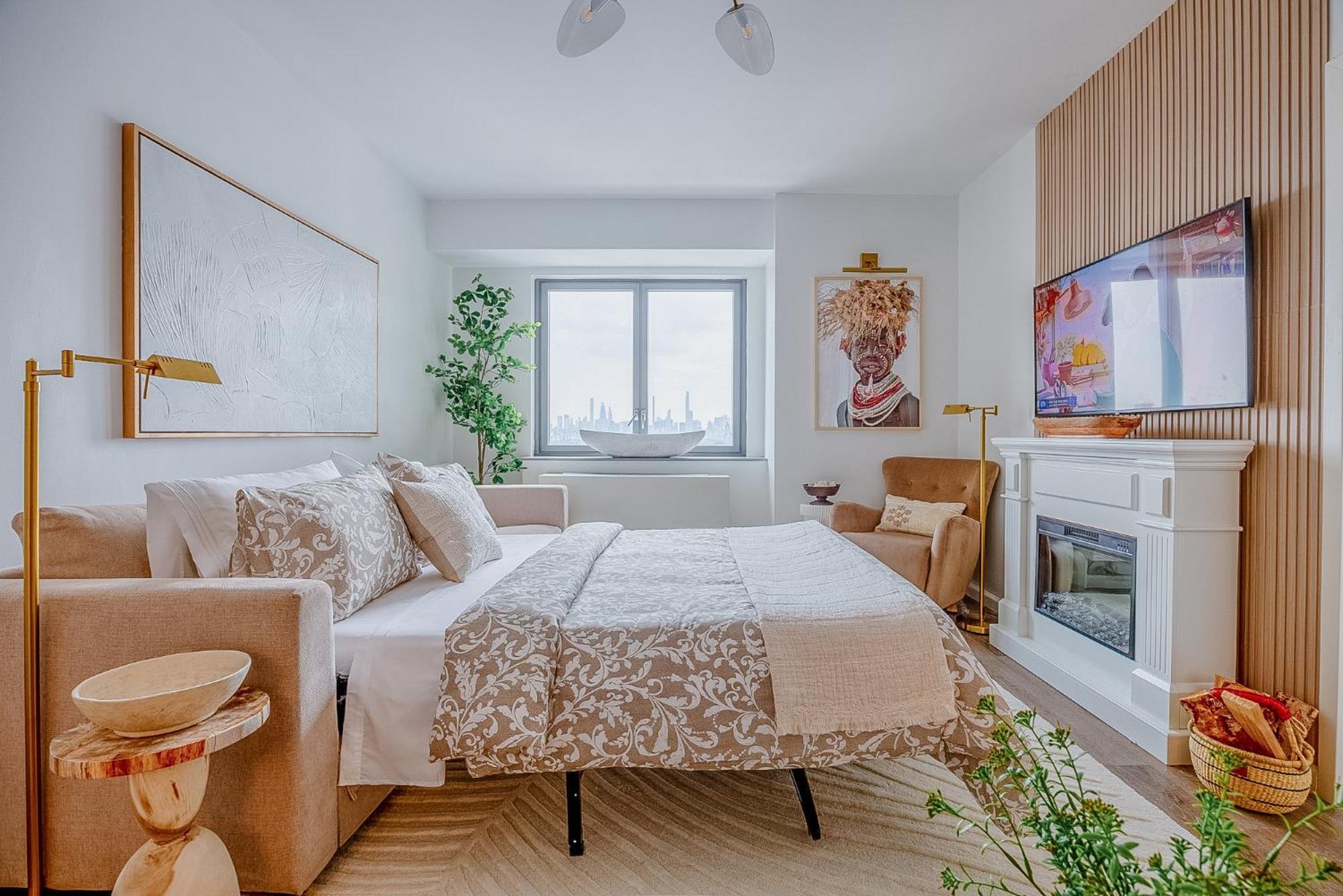 Apartamento Skyline Spectacle Modern Designer Studio With Panoramic Nyc Views