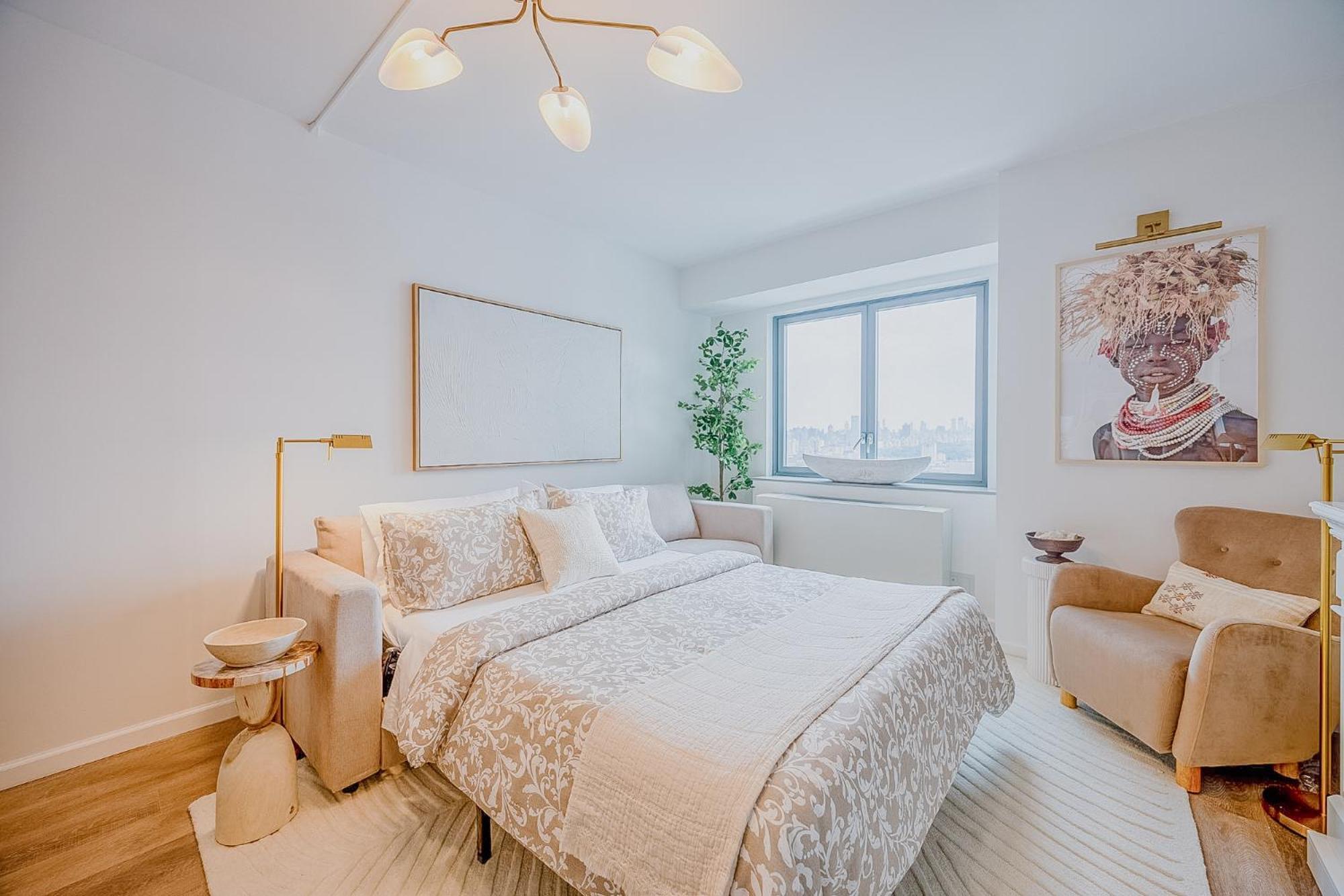 Skyline Spectacle Modern Designer Studio With Panoramic Nyc Views Apartamento Nueva York